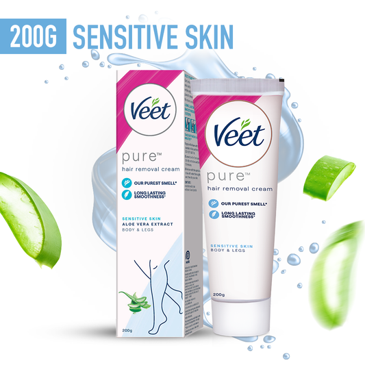 Veet Pure Hair Removal Cream for Sensitive Skin 200gm