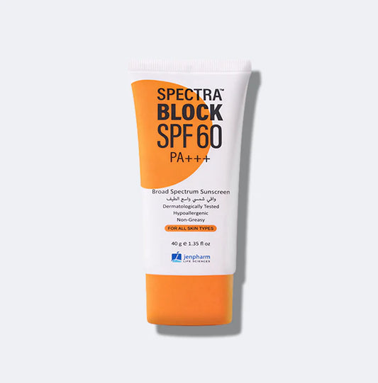 Jenpharm Spectra Block Broad Spectrum Sun Block Cream 40G
