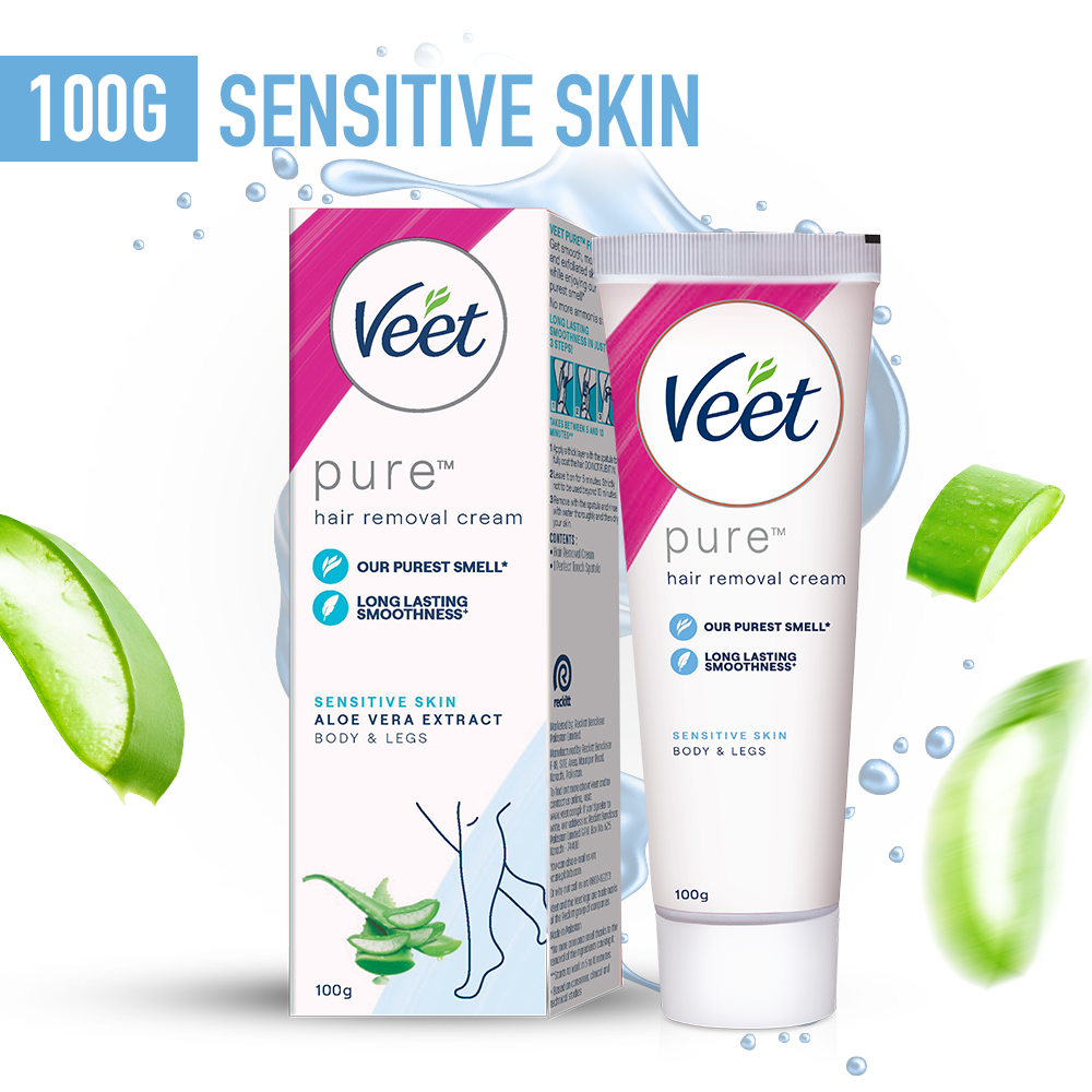 Veet Pure Hair Removal Cream for Sensitive Skin 100gm