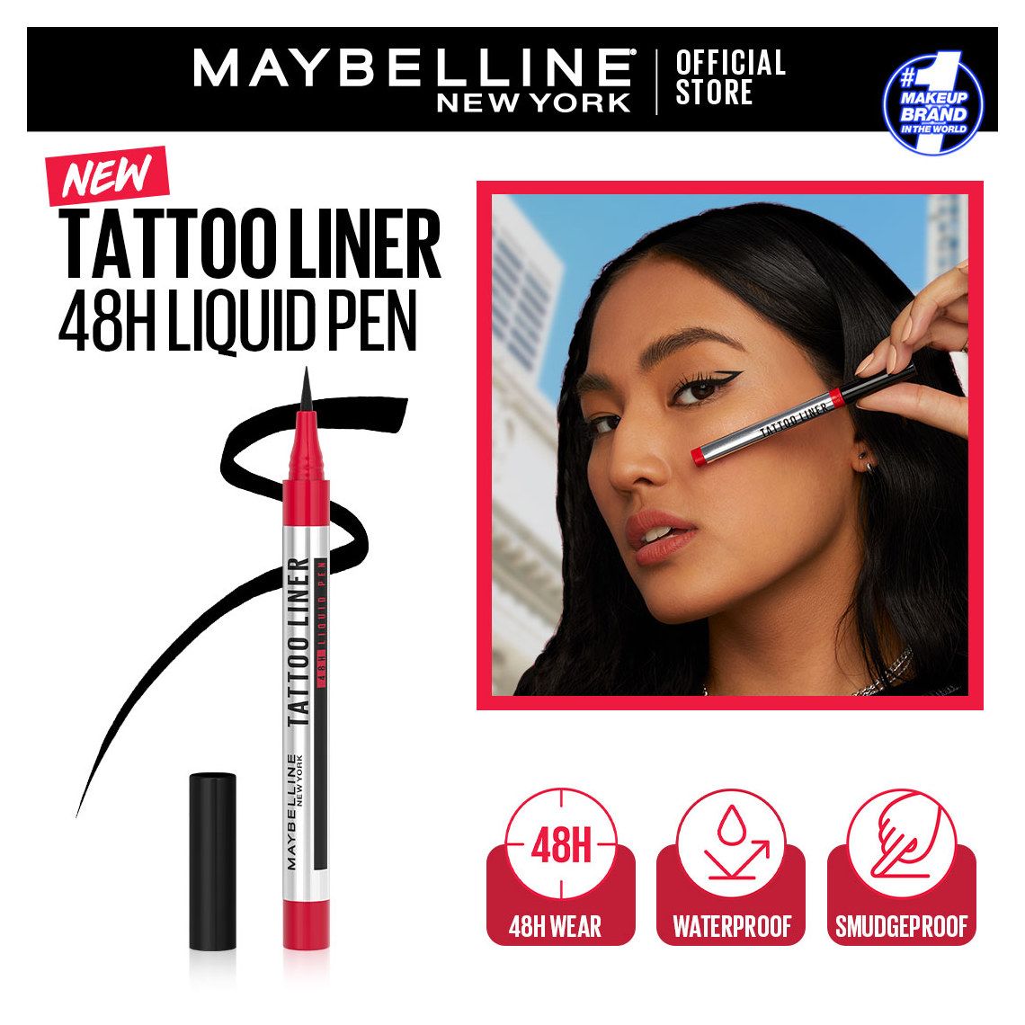 Maybelline New York Tattoo Liner 48H Liquid Pen Highfy.pk