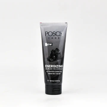 Posch - Energizing Scrub Face Wash with Activated Charcoal 100Ml
