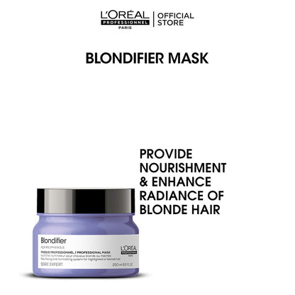 L'Oreal Professional - Serie Expert Blondifier Mask 250 ML - For Highlighted & Bleached Hair