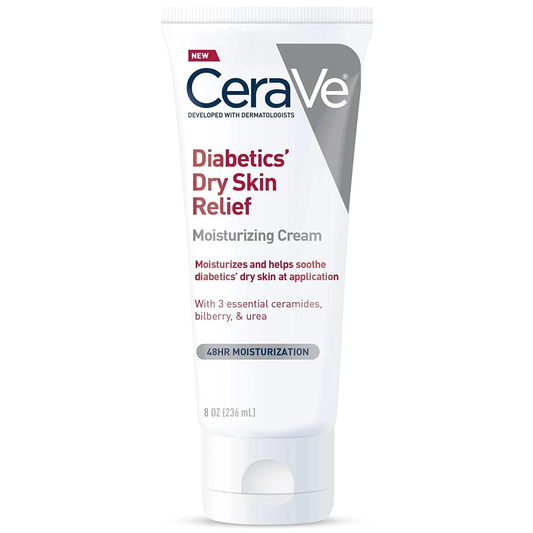 Cerave Diabetics Dry Skin Relief Moisturizing Cream 8Oz/236Ml