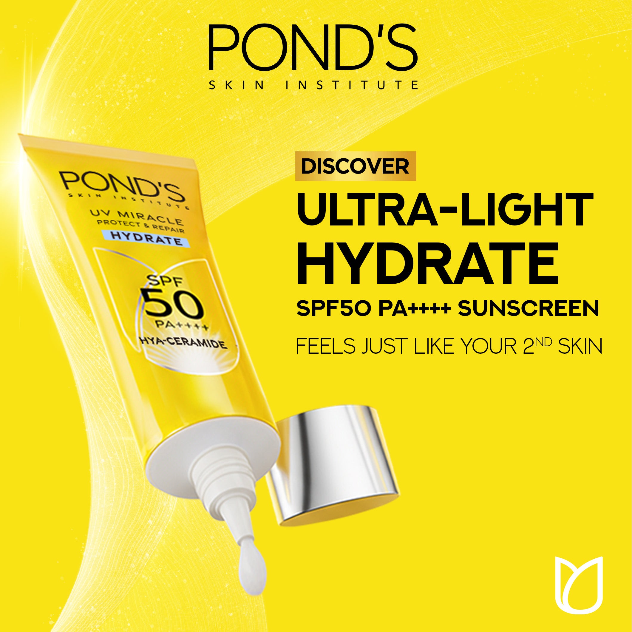 Pond's - UV Miracle Hydrate Sunscreen SPF50++++ 50G