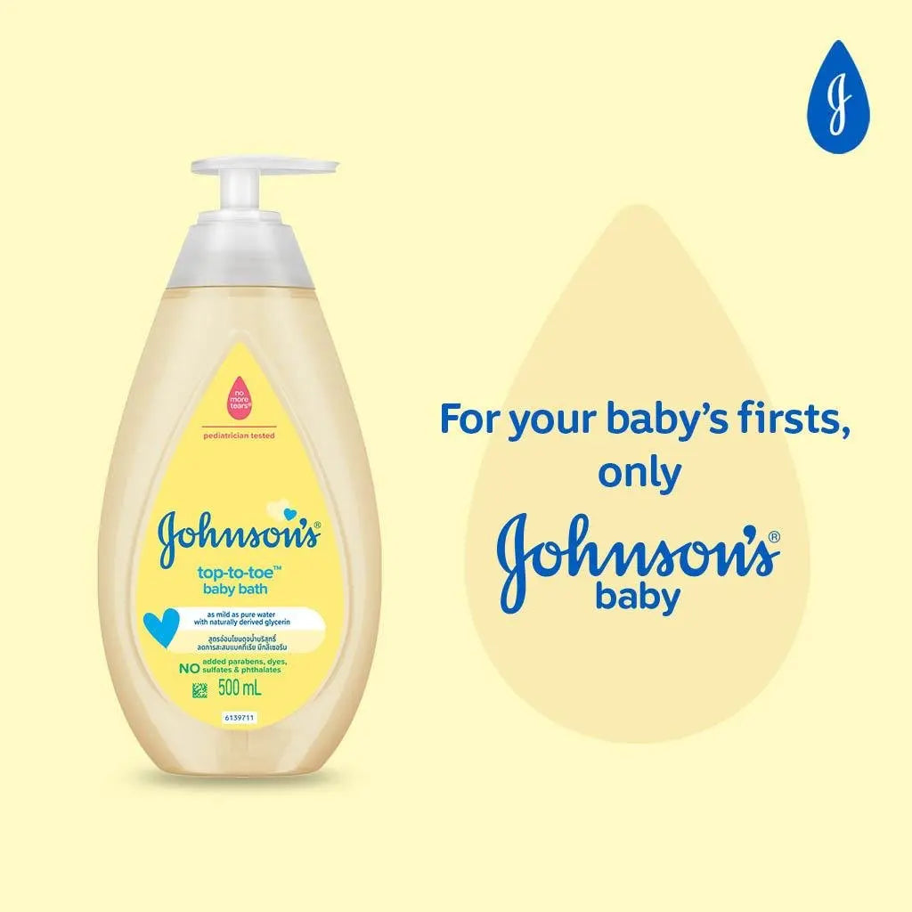Johnsons - Baby Top To Toe Hair & Body Bath - 500 ml (pump)