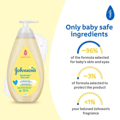 Johnsons - Baby Top To Toe Hair & Body Bath - 500 ml (pump)