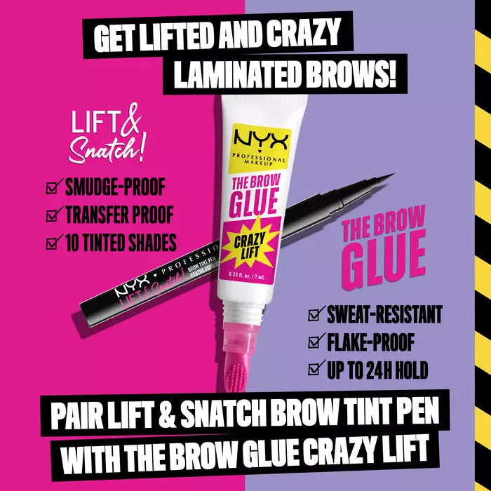 NYX Professional Makeup The Brow Glue Crazy Lift 7ml