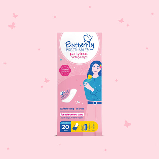 Butterfly - Breathables Ultra Thin Scented Long Panty Liners - 20's