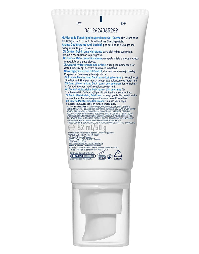 Cerave Oil Control Moisturising Gel Cream 1.75Oz/52Ml
