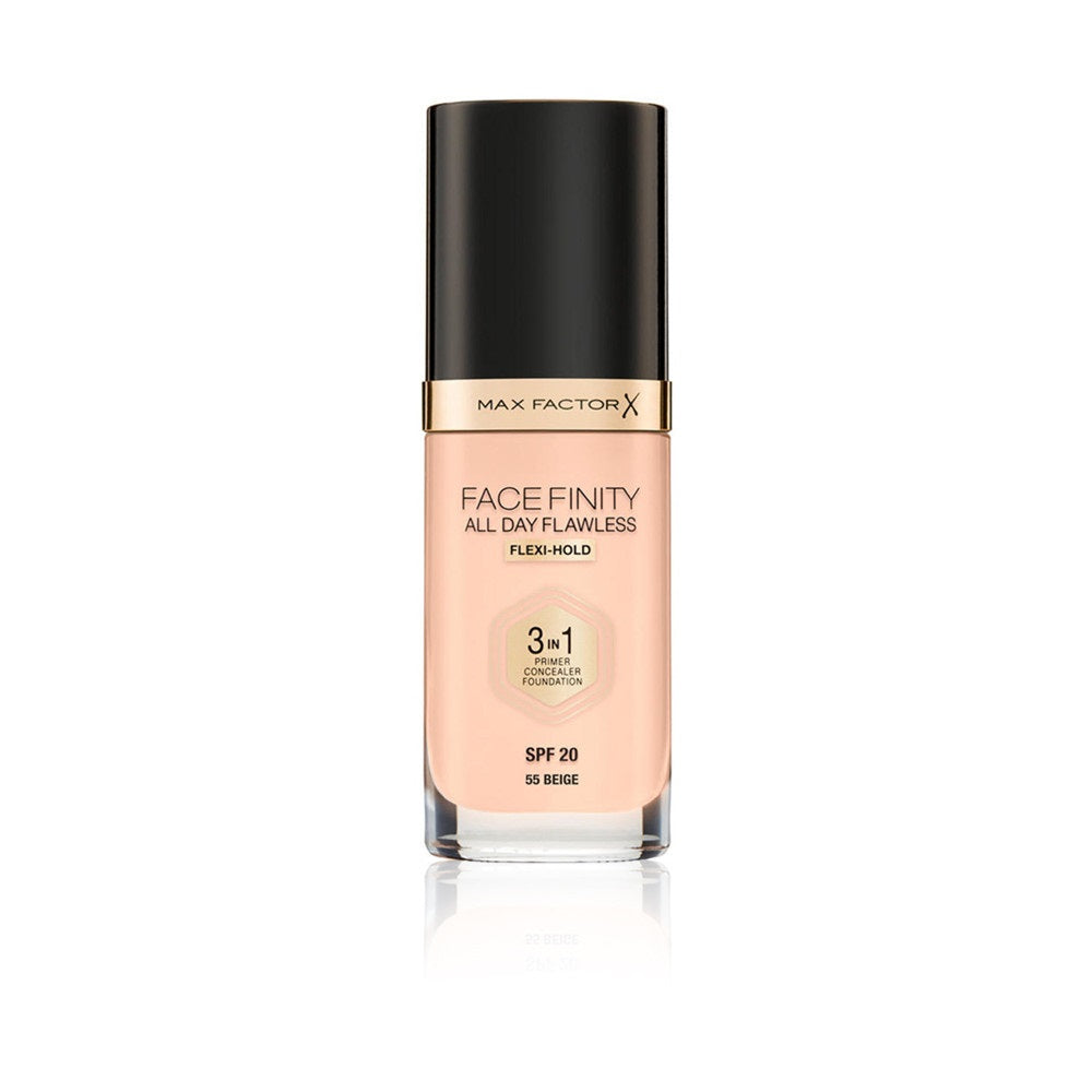 Max Factor Facefinity All Day Flawless 3 In 1 Foundation - N 55 - Beige