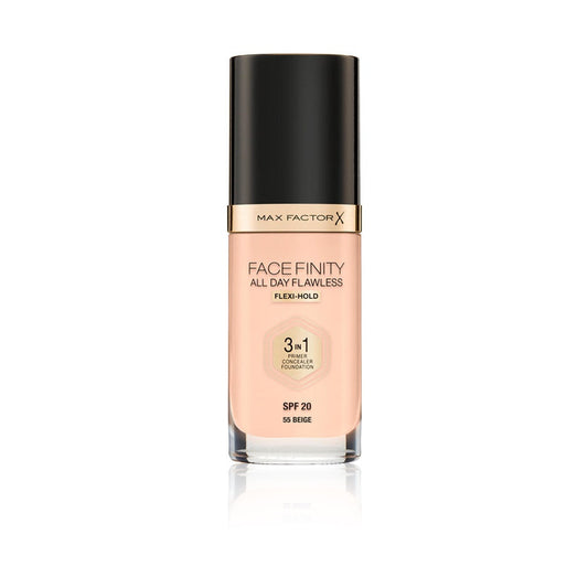 Max Factor Facefinity All Day Flawless 3 In 1 Foundation - N 55 - Beige