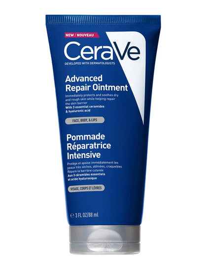 Cerave Advanced Repair Ointment Face Body Lips 3Oz/88Ml