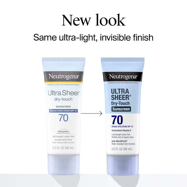 Neutrogena Ultra Sheer Dry Touch Sunscreen SPF70 88ML