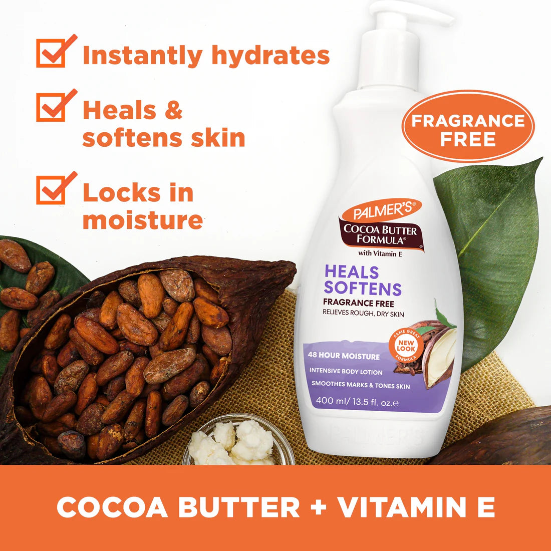 Palmer's - Cocoa Butter Body Lotion Fragrance Free - 250Ml