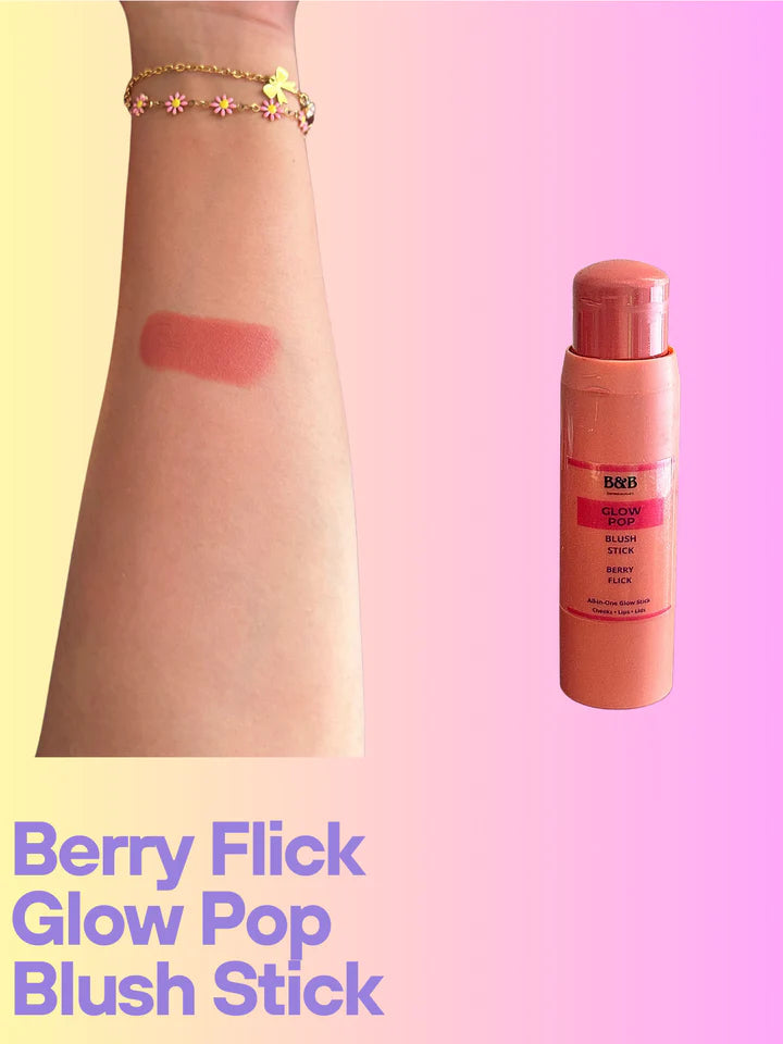 B&B Derma - Berry Flick - Glow Pop Blush Stick