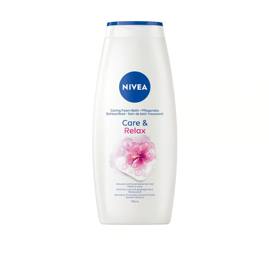 Nivea Shower Foam Bath Care & Relax Caring 750Ml