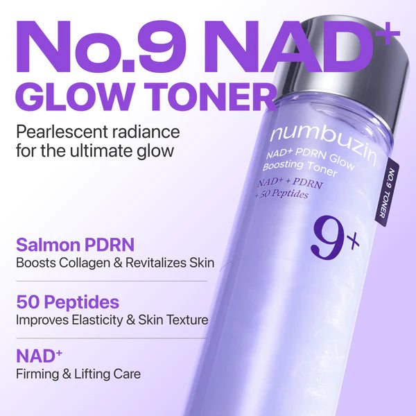 Numbuzin - No.9 NAD+ PDRN Glow Boosting Toner - 150ml