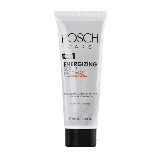 Posch - Energizing Scrub Face Wash with Activated Charcoal 100Ml