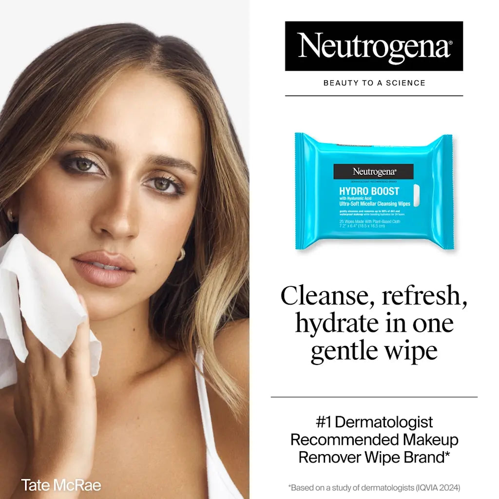 Neutrogena Hydro Boost Cleansing Wipes - 25's