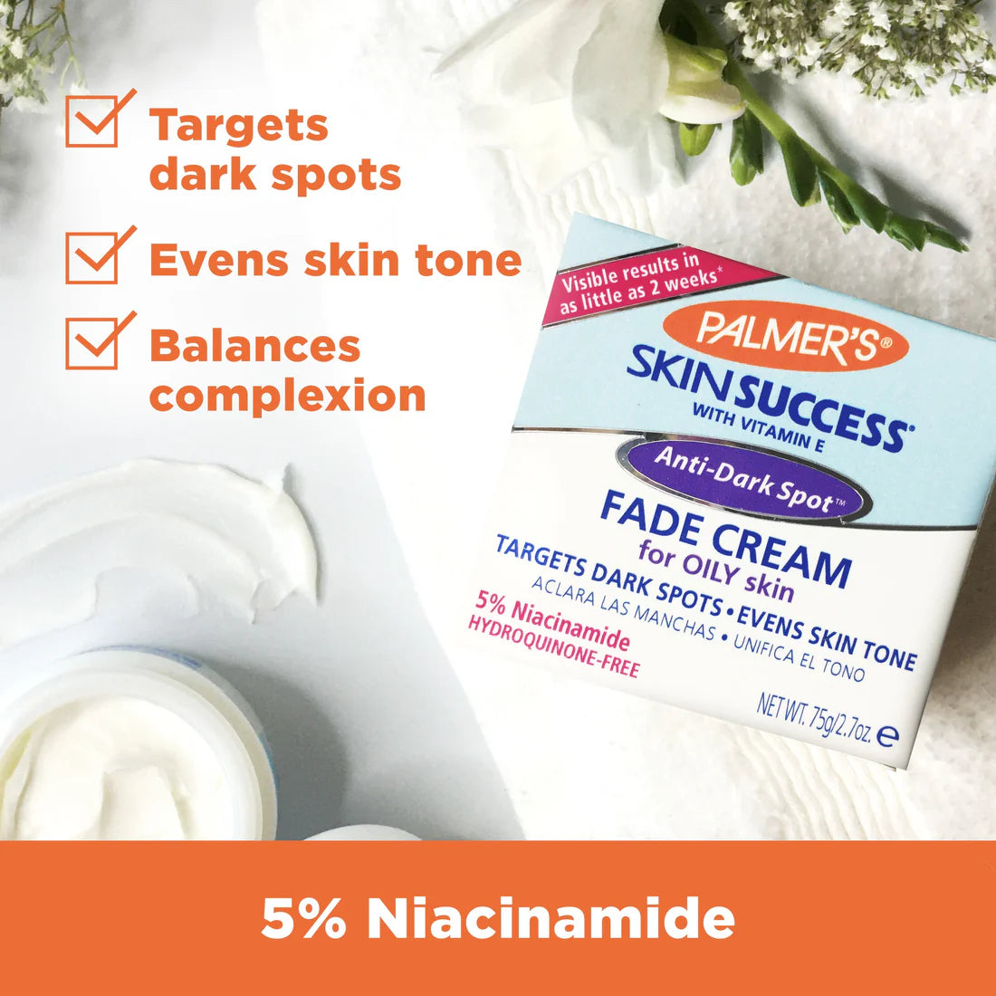 Palmer's - Anti-Dark Spot Fade Cream, For Oily Skin - 75G