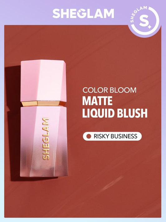 Shein Sheglam Color Bloom Dayglow Liquid Blush - Risky Business