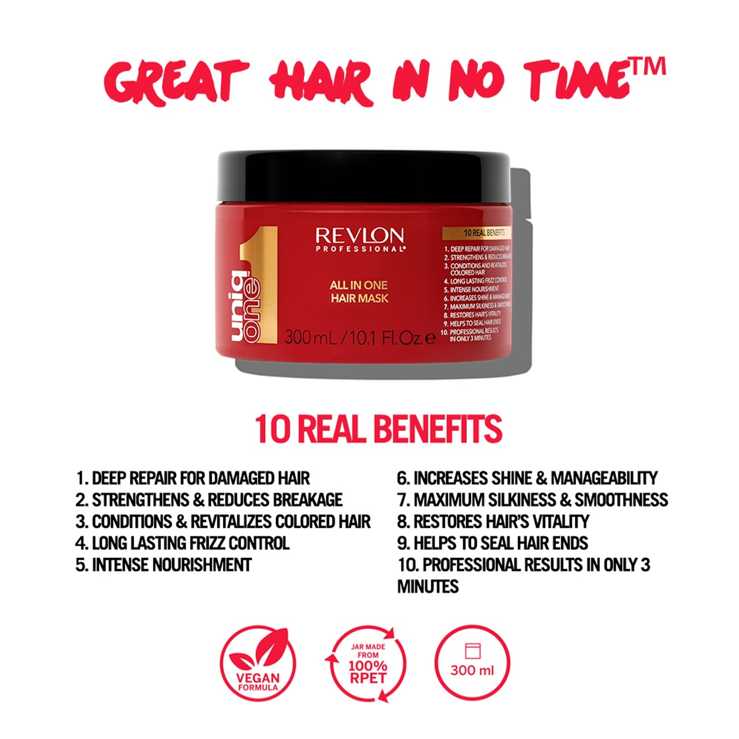 Revlon Professional - UniqONE All-in-One Hair Mask - Classic Fragrance 300ml