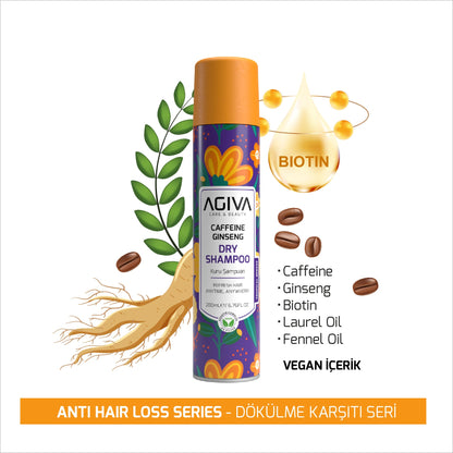 Agiva - Caffeine Ginseng Pro Care Dry Shampoo - 200 ml