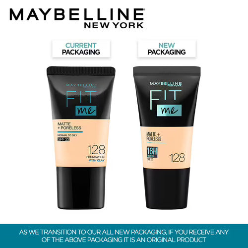 Maybelline Fit Me Matte & Poreless Foundation 128 - Highfy.pk