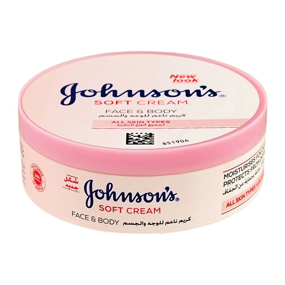 Johnson's Soft Cream for Face & Body - 200Ml
