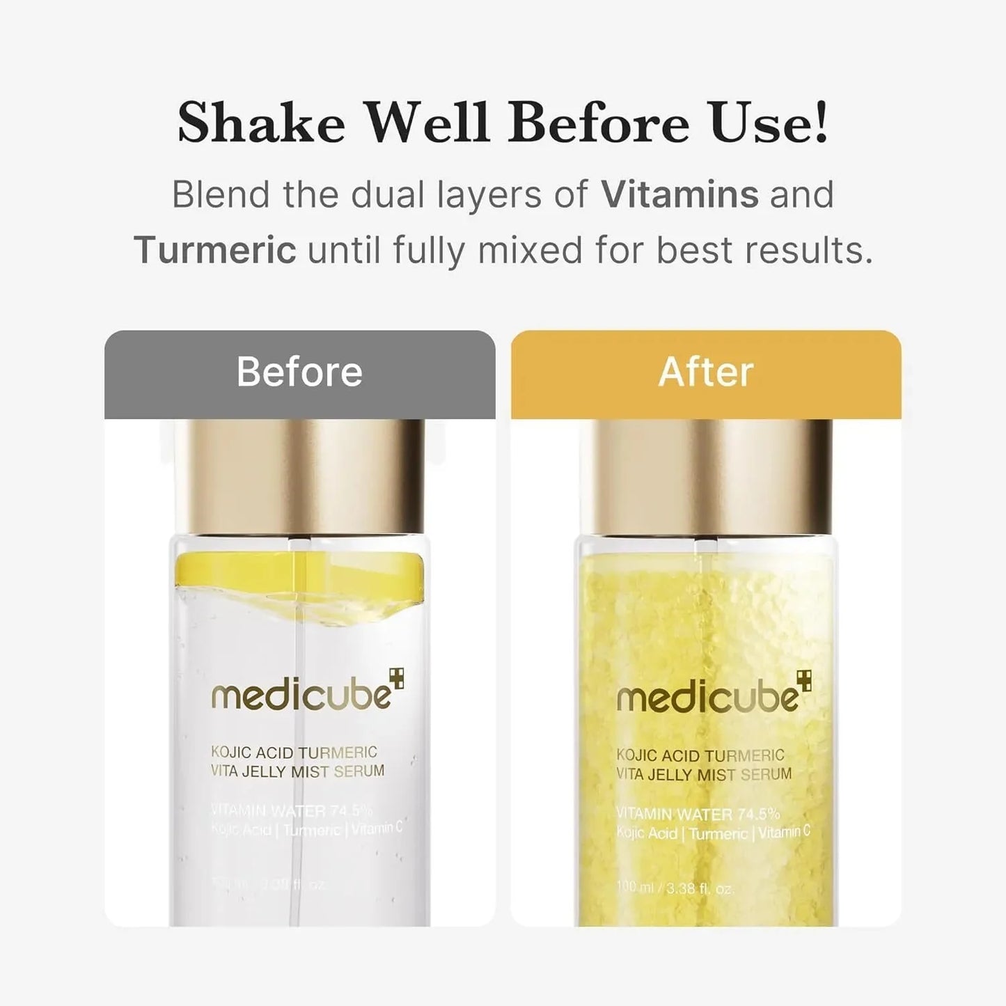 Medicube - Kojic Acid Turmeric Vita Jelly Mist Serum 100ml