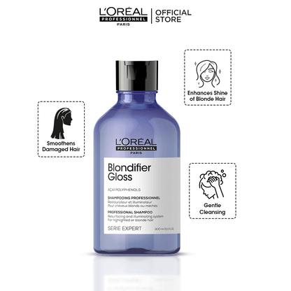 L'Oreal Professional - Serie Expert Blondifier Shampoo 300 ML - For Highlighted & Bleached Hair