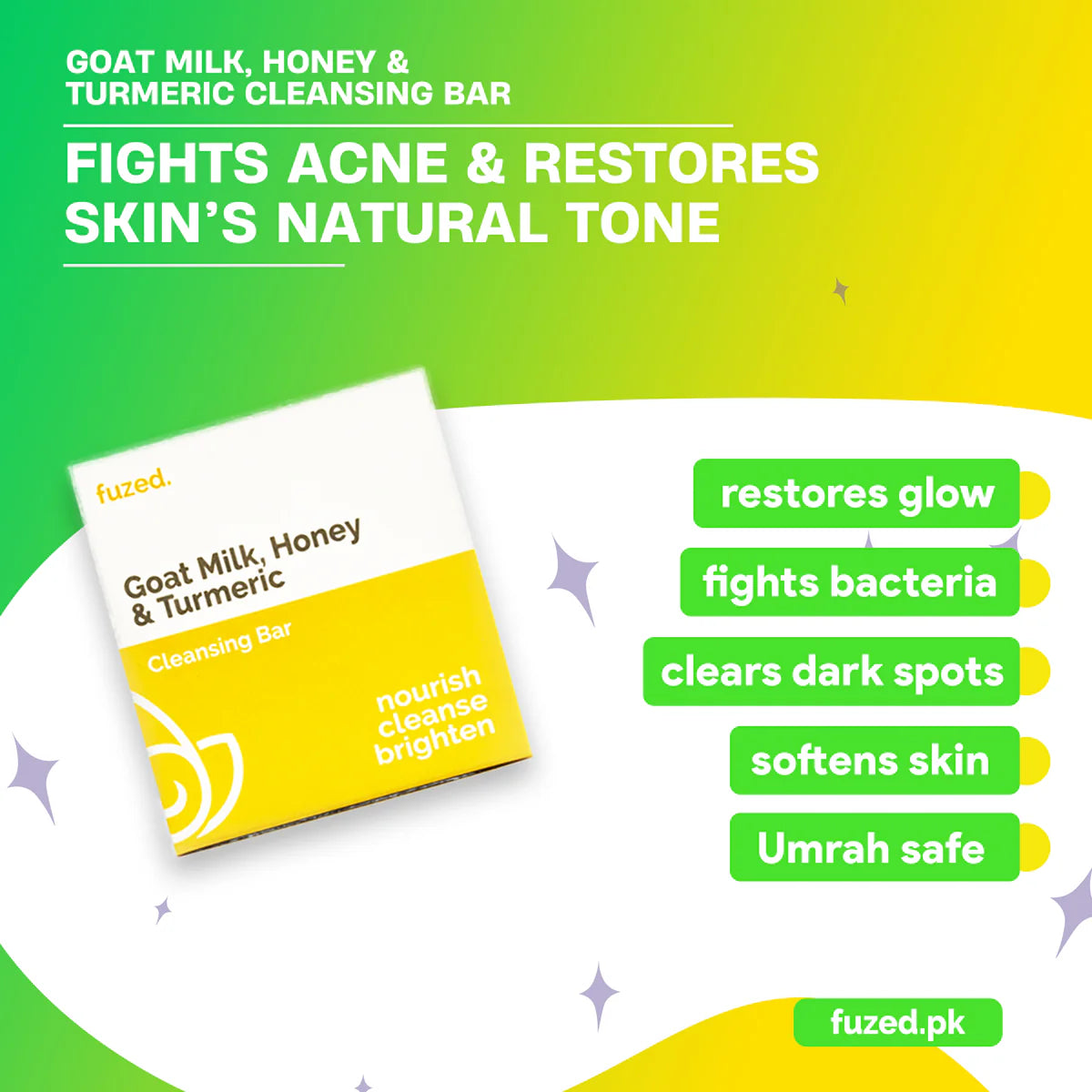 Fused Honey & Turmeric Soap (80gm)