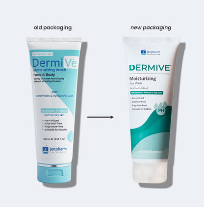 Jenpharm Dermive Face & Body Wash 100Ml