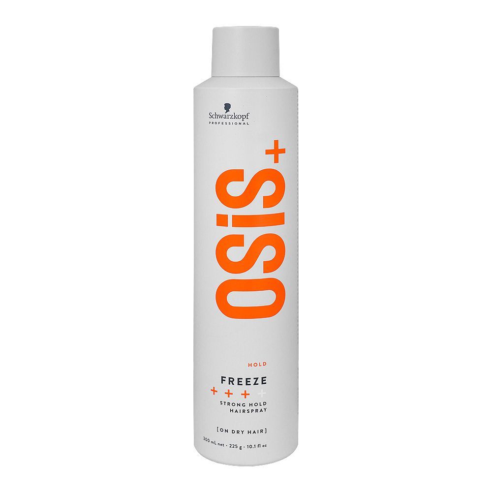 Schwarzkopf Osis+ Freeze Hold Fixation Strong Hold Hair Spray - 300ml