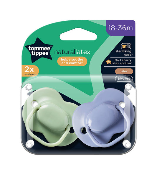 Tommee Tippee - Cherry Latex Soother 18-36m - Pack of 2 - TT 433534