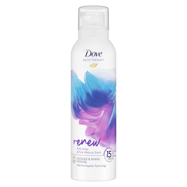 Dove - Shower Mousse Wild Violet & Pink Hibiscus Scent 200Ml