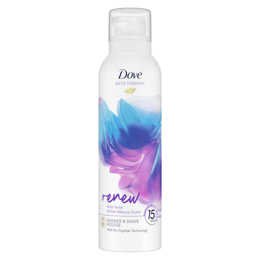 Dove - Shower Mousse Wild Violet & Pink Hibiscus Scent 200Ml