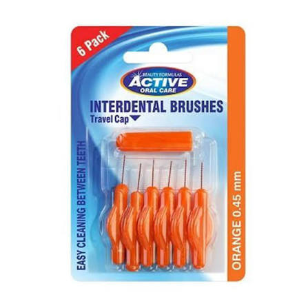 Beauty Formulas - Active Oral Care Interdental Brushes 0.45Mm 6’S