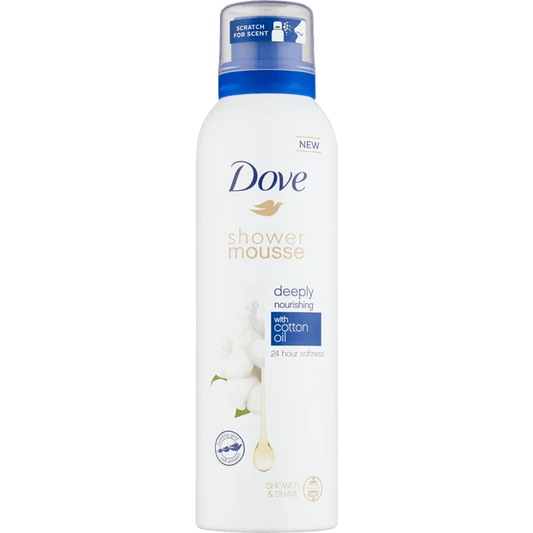 Dove - Shower Mousse Deeply Nourishing With Cotton Oil 200Ml