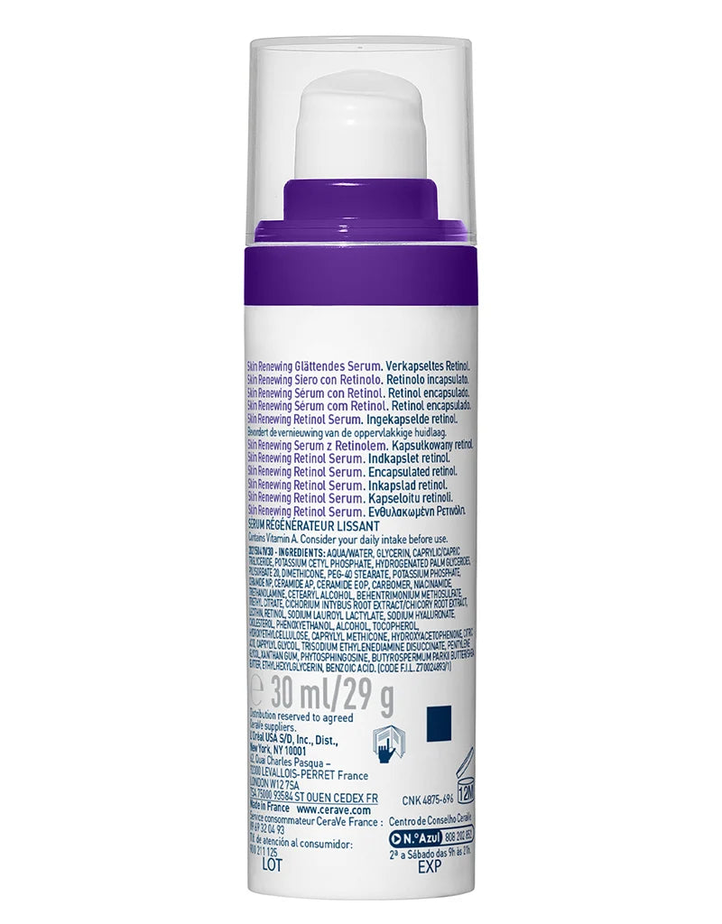 Cerave Skin Renewing Retinol Serum 1Oz/30Ml