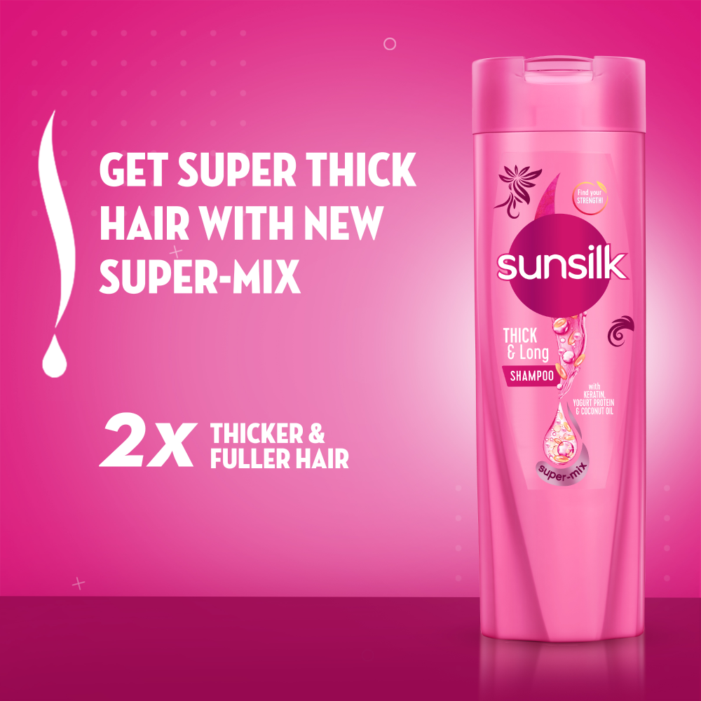 Sunsilk Shampoo Thick & Long - 360Ml