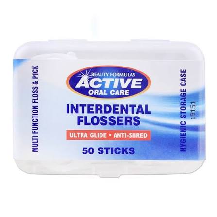 Beauty Formulas - Active Oral Care Interdental Flossers 50’S