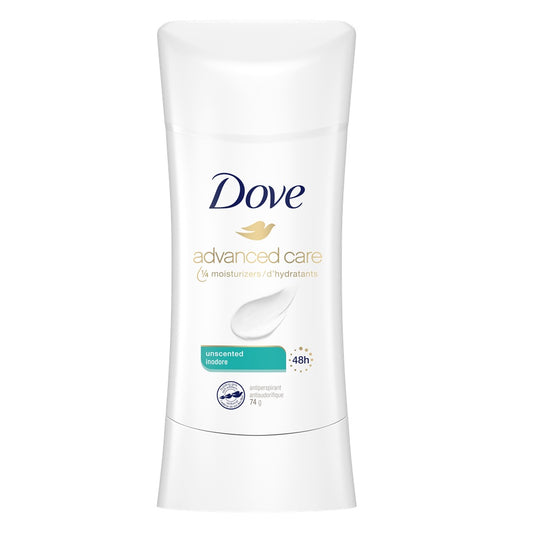 Dove Deodorant Stick A/P Unscented Sensitive 74G