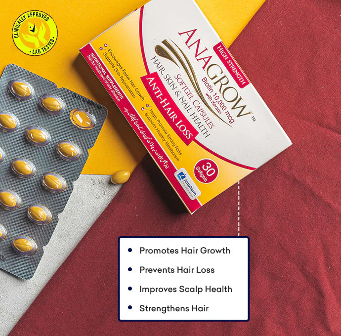 Jenpharm Anagrow Anti Hair-Loss Capsule 30S - Shopify Requirement