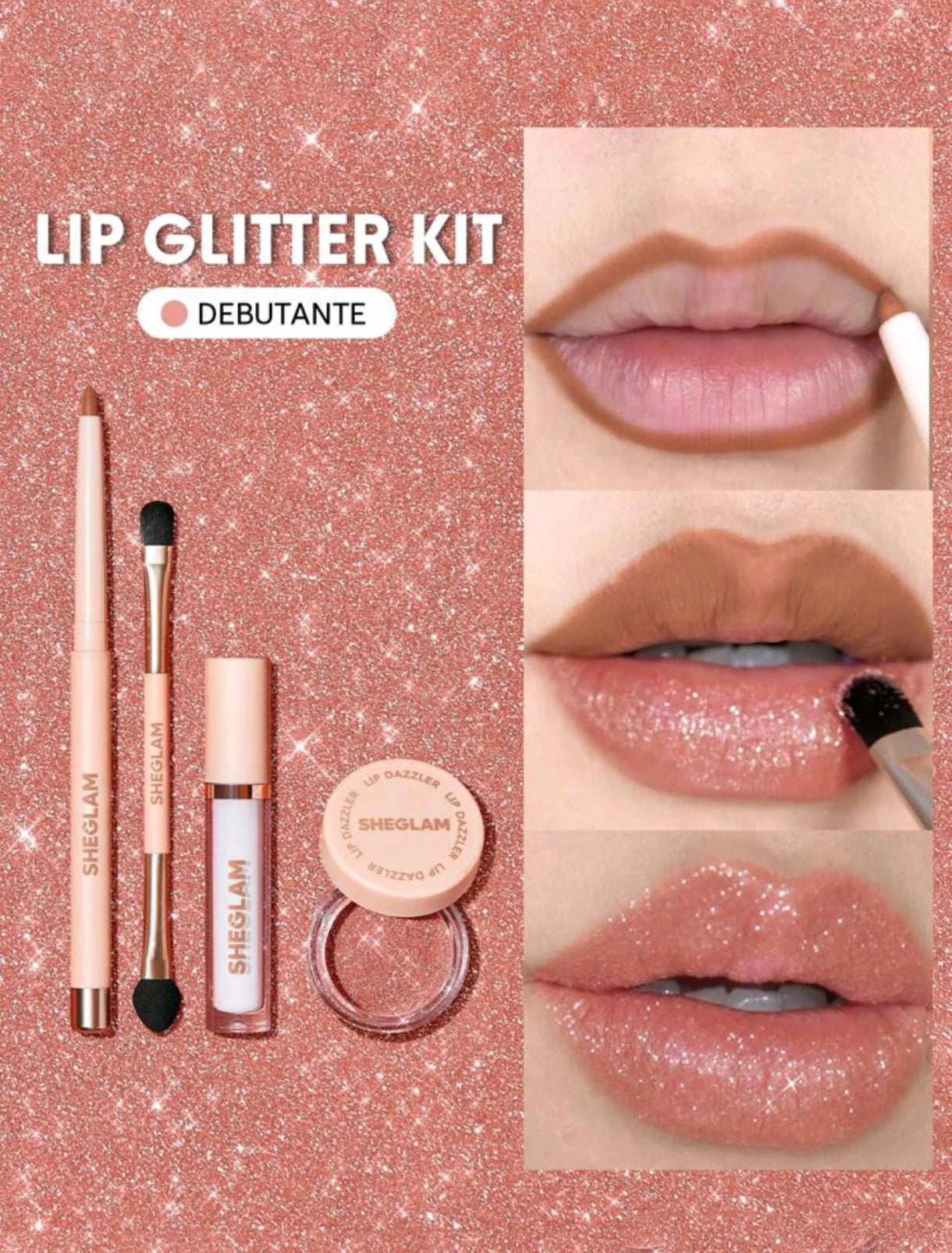 Sheglam - Lip Dazzler Glitter Kit