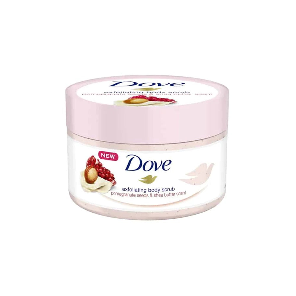 Dove Body Scrub Pomegranate Seeds & Shea Butter Scent 225Ml