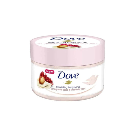 Dove Body Scrub Pomegranate Seeds & Shea Butter Scent 225Ml