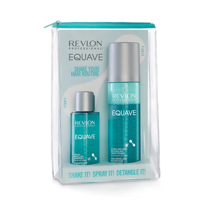 Revlon Professional - EQUAVE Hydro Care Set: Deep Cleansing Detox Micellar Shampoo 100ml and Instant Detangling Conditioner 200ml
