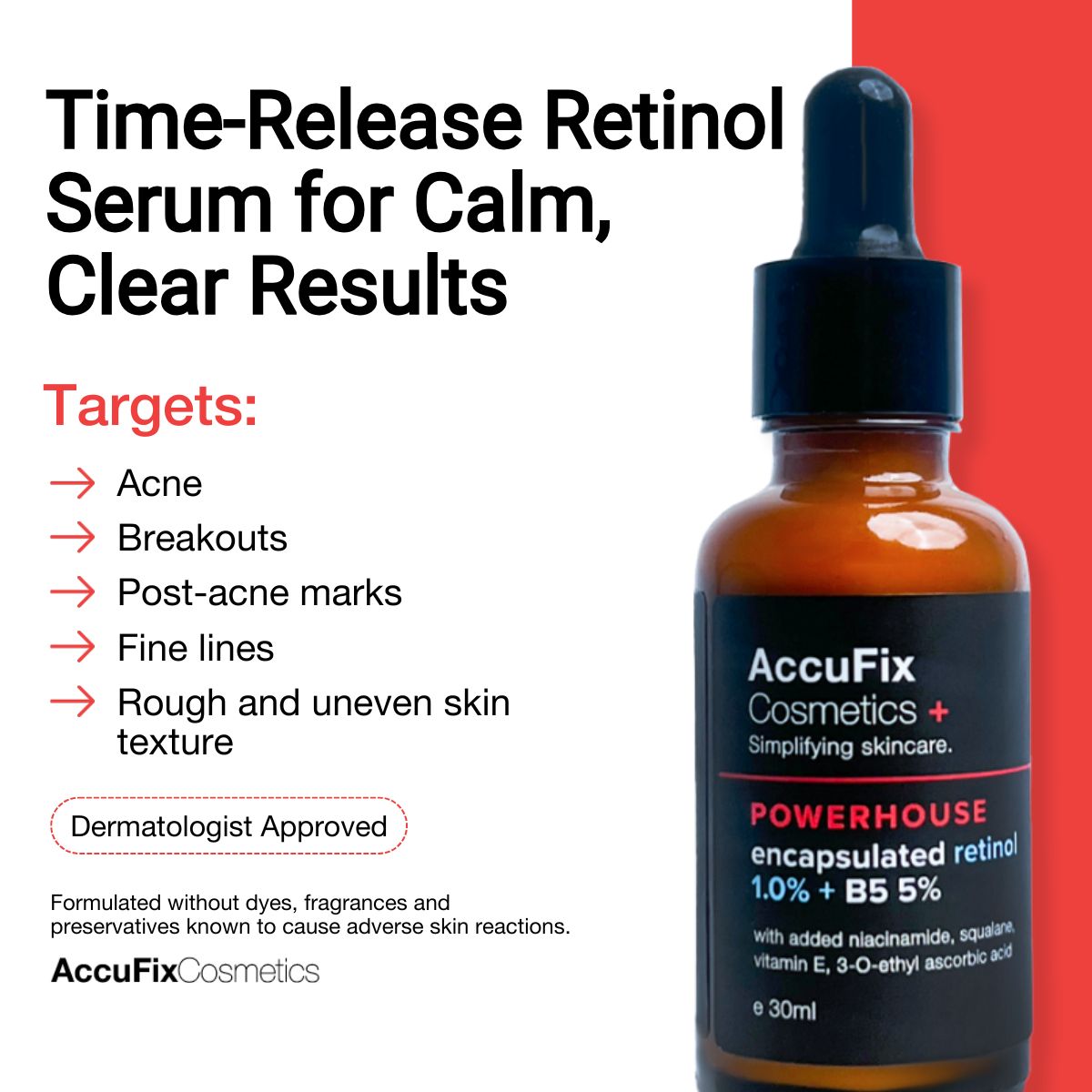 AccuFix - Encapsulated Retinol + B5 serum