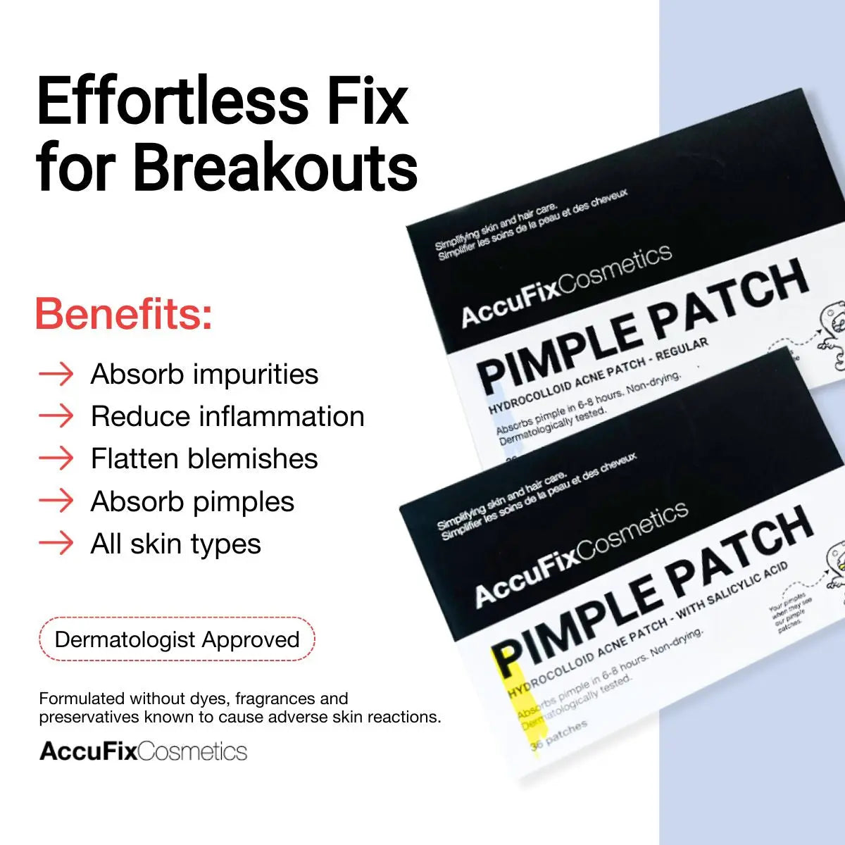 Benefits of Pimple Patch -  AccuFix Cosmetics